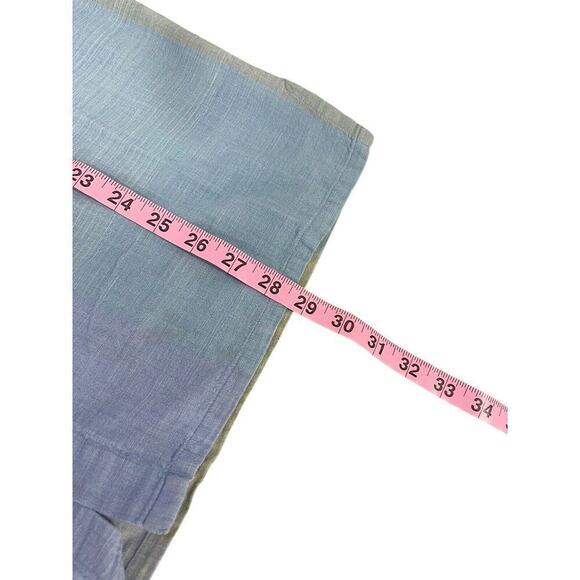 Neeru Kumar Short Sleeve Button Up Shirt Green Blue Colorblock Men’s XL? - Picture 7 of 7